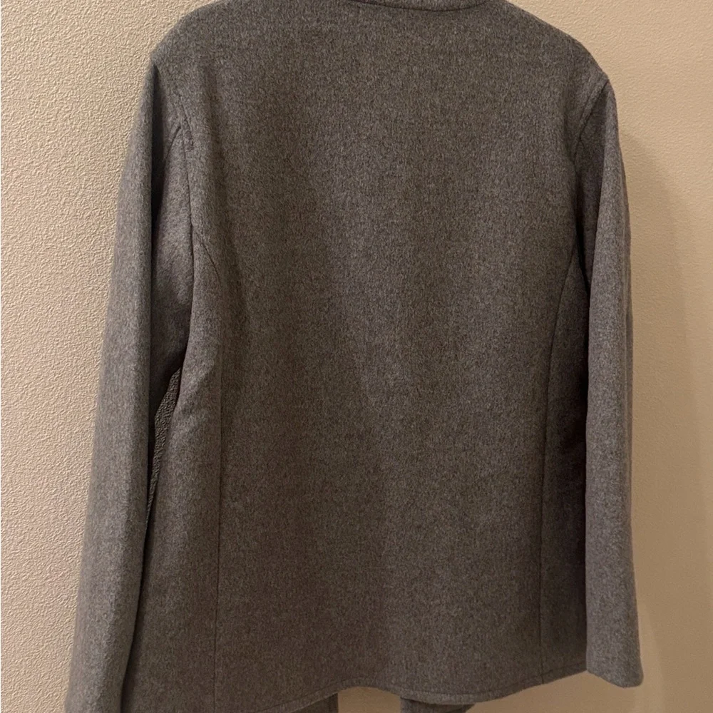 Abercrombie and Fitch Wool Blend Coat with Removable Scarf - Picture 5 of 5